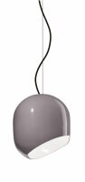H&auml;ngeleuchte Keramik E27 H: max. 150 cm Grau rund Retro