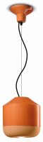 H&auml;ngeleuchte Keramik D: 24 cm rund H: max. 145 cm E27