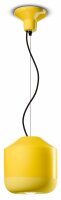 Pendelleuchte Keramik &Oslash; 24 cm H: max. 145 cm Gelb E27