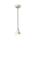 H&auml;ngelampe Keramik E14 D: 11 cm rund Retro Design