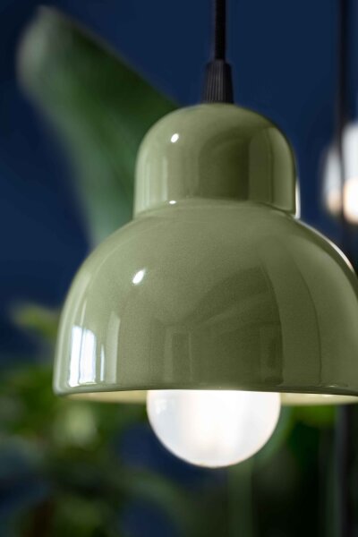 Pendelleuchte Keramik D: 11 cm rund H: max. 132 cm E14