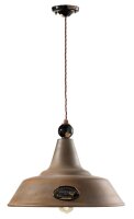 Hängeleuchte Metall E27 rund D: 45 cm H: max. 155 cm