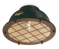 Deckenlampe Keramik E27 &Oslash; 35 cm rund Vintage Design