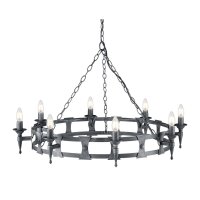 Lüster CAMELOT 7 Silber Antik Ø90cm...