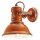 Wandspot Keramik E27 verstellbar Orange Shabby Vintage