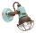 Wandspot Metall Keramik E14 verstellbar Vintage ALESSIA