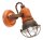 Wandlampe Metall Keramik verstellbar E14 Vintage Design