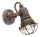 Wandlampe Keramik Metall E14 verstellbar Vintage