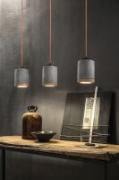 Hängeleuchte Beton Optik rund Ø 12,5 cm...
