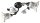 Deckenlampe Metall Keramik E14 2-flammig Landhaus
