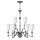 Kronleuchter LUANA in Nickel Ø:66cm Lampe kürzbar