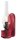 Wandleuchte Handarbeit Glas H: 33 cm Bordeaux Shabby Antik