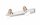 Wandspot Metall Keramik E14 verstellbar 2-flammig