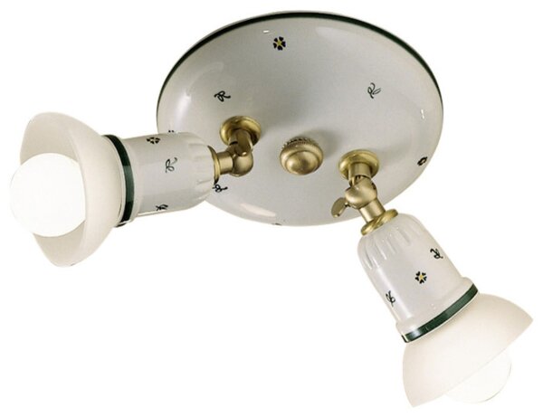 Deckenspot Metall Keramik verstellbar Ø 32 cm E14 rund