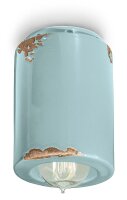 Deckenlampe Keramik D: 8,5 cm rund Aufputz E14 MAIDA