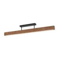LED Deckenleuchte Holz Metall 3000 K warmweiß 2807...