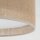 Boho Deckenlampe rund Ø 45 cm H: 13 cm flach Jute 2x E27