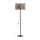 Stehleuchte 158 cm Metall Jute Schwarz Braun E27 Modern
