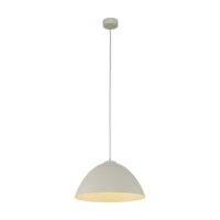 Pendelleuchte Metall Beige Ø 34 cm rund Höhe...