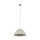 Pendelleuchte Metall Beige Ø 34 cm rund Höhe verstellbar E27