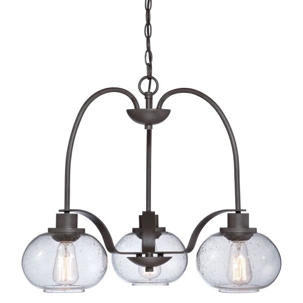 Pendelleuchte FELI Regenglas Ø56cm kürzbar Lampe