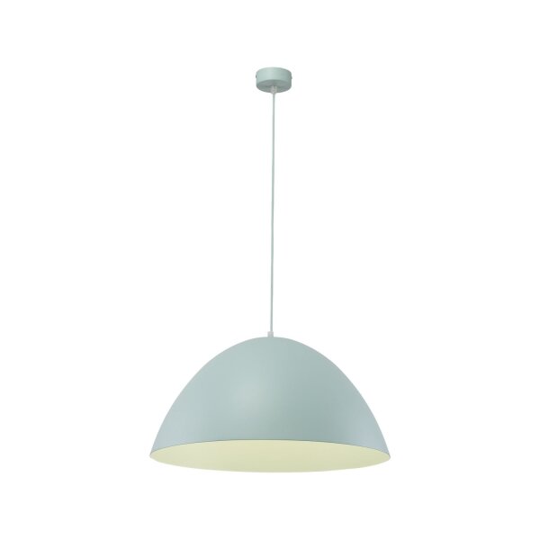 Hängeleuchte Metall Ø 50 cm H: max. 170 cm E27 Mint Grün