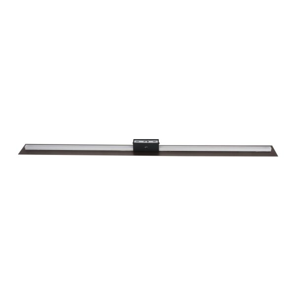 LED Wandleuchte Braun 100 cm lang indirektes 3000 K Metall
