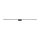 LED Wandleuchte Braun 100 cm lang indirektes 3000 K Metall