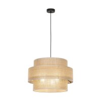 Hängeleuchte Jute rund Ø 50 cm H: max. 110 cm...