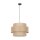 Hängeleuchte Jute rund Ø 50 cm H: max. 110 cm 3x E27 Boho