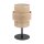 Jute Tischleuchte Metall 38 cm hoch Ø 20 cm Boho E27