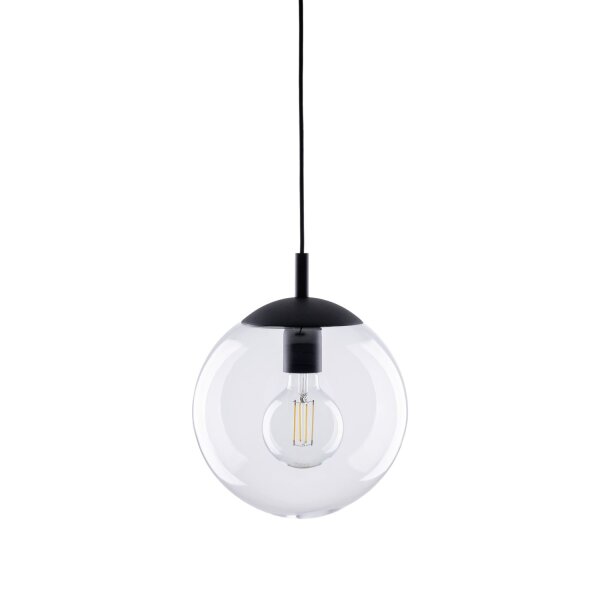 Pendelleuchte Glas Ø 25 cm Kugel H: max. 165 cm E27