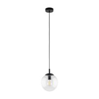 Hängeleuchte Glas Metall Ø 30 cm rund E27...