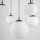 Pendelleuchte verstellbar B: max. 4 m Glas Metall 5x E27