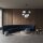 Pendelleuchte verstellbar B: max. 4 m Glas Metall 5x E27