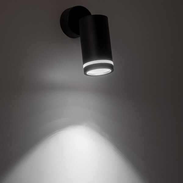 Deckenlampe Metall GU10 Ø 5,5 cm H: 13,5 cm schwenkbar