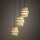 Pendelleuchte Jute Metall E27 H: max 145cm 3-flammig Boho
