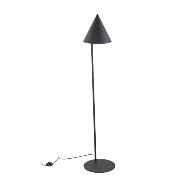 Stehlampe Schwarz Metall 145 cm klein E27 Retro CODY