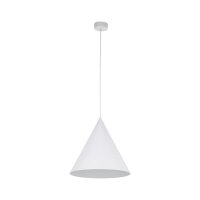 Pendelleuchte Metall D: 32 cm H: max. 165 cm Weiß E27