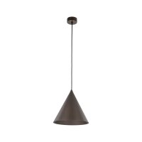 Hängelampe Metall Braun H: max. 1,6 m Ø 25 cm...