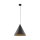 Schwarze Pendelleuchte Metall E27 Ø 32 cm H: max. 165 cm