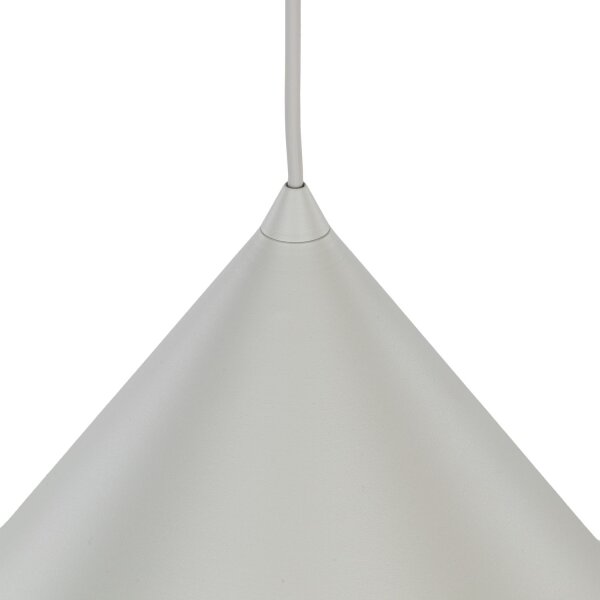 Hängelampe Metall Beige Ø 50 cm groß H: 1,7 m E27 CODY