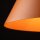 Pendelleuchte Metall Ø 25 cm H: 160 cm verstellbar Orange E27