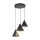 Hängelampe Schwarz verstellbar 3-flammig E27 Ø 42 cm CODY