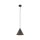 Hängelampe Braun Ø 19 cm H: max. 155 cm verstellbar Metall E27