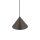 Hängelampe Braun Ø 19 cm H: max. 155 cm verstellbar Metall E27