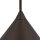 Hängelampe Braun Ø 19 cm H: max. 155 cm verstellbar Metall E27