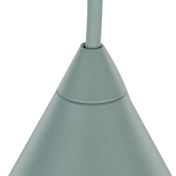 Hängelampe Metall Ø 19 cm H: max. 155 cm verstellbar E27 Mint