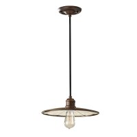 Pendelleuchte LANA Bronze Spiegel &Oslash;30cm Lampe