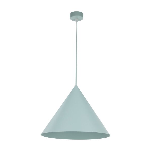 Hängeleuchte Metall Mint Ø 50 cm H: max 170 cm groß E27 Retro